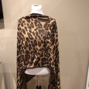Leopard Poncho
